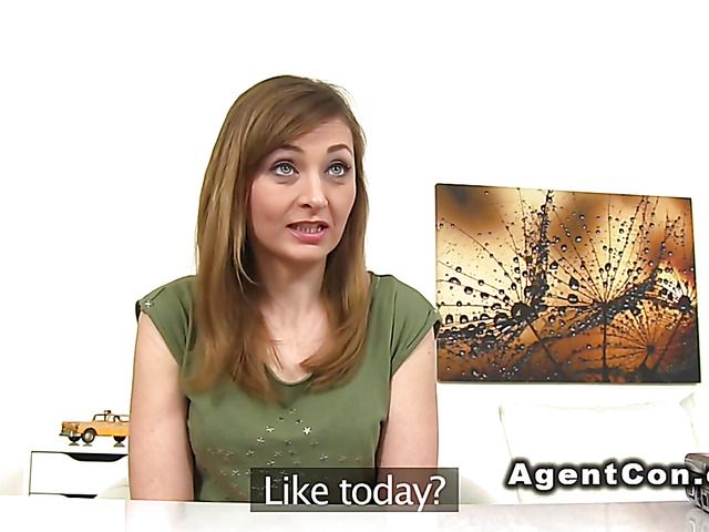 Model interview and doggystyle fuck on camera