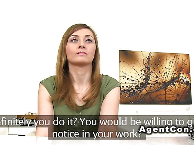 Model interview and doggystyle fuck on camera