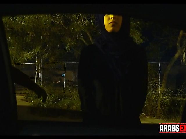 Beautiful arab girl with hot tits stripping