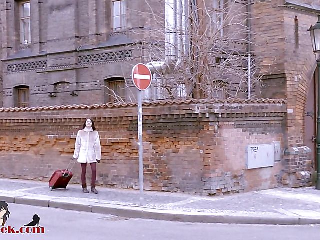 Sweet Russian teen DP adventure abroad