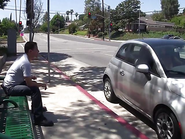 Busty MILF Shay Fox picks up a guy to get screwed