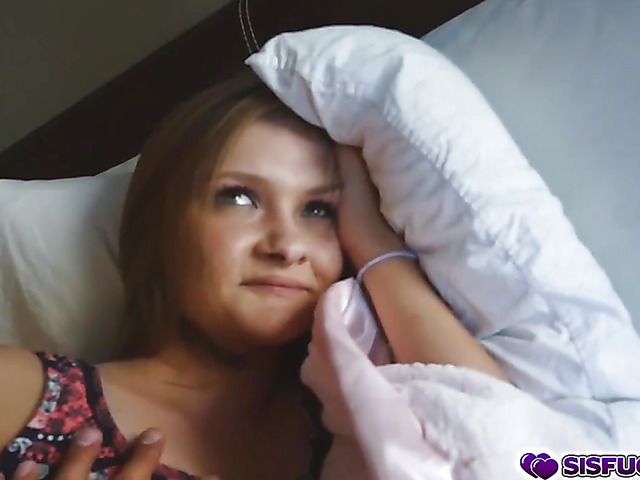 Cute Paisley Brooks sucks her black step brother POV