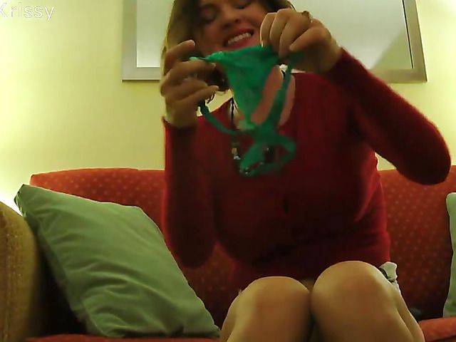 Big tits wife Krissy Lynn gets her bushy cunt pounded on cam