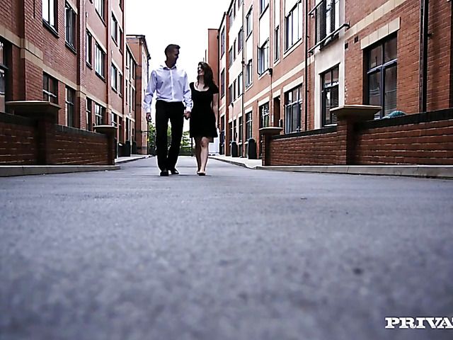 Natural busty brunette Lucia Love takes an ass pounding