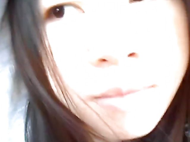 Asian girlfriend gives a public blowjob