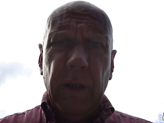 Pale teen gets banged by an older man outdoors