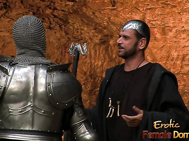 Busty slave has an anal threesome in the forest