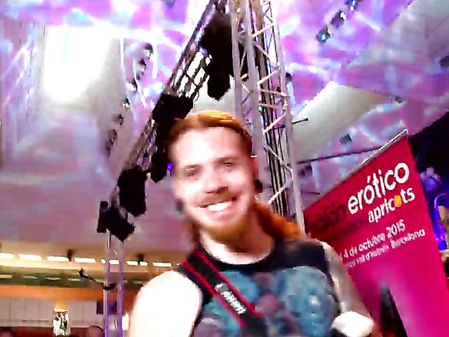 Spanish MILF posing in public and fucking herself