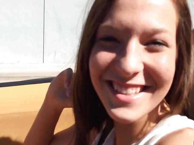 Tight teen with firm tits Molly Manson strips and blows