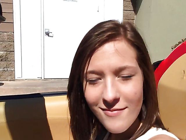 Tight teen with firm tits Molly Manson strips and blows