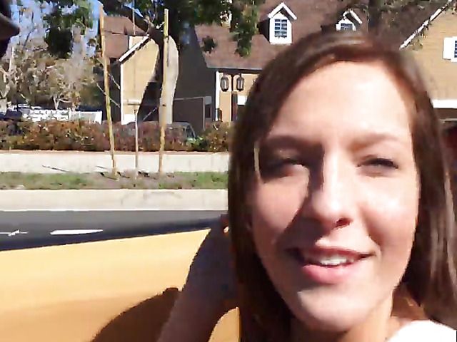 Tight teen with firm tits Molly Manson strips and blows