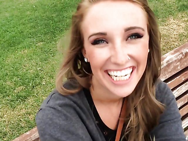 Easy blonde slut Harley Jade gets down and dirty