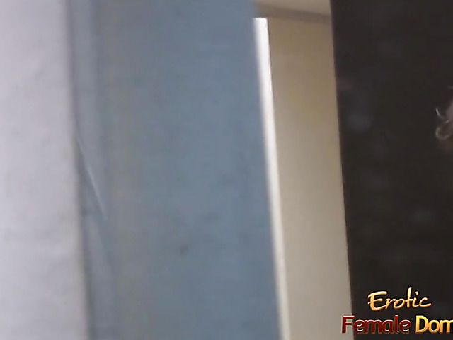 Tight woman gets anal banged in the public bathroom