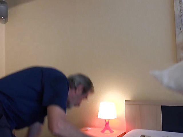 Young girl older man fuck in the bedroom