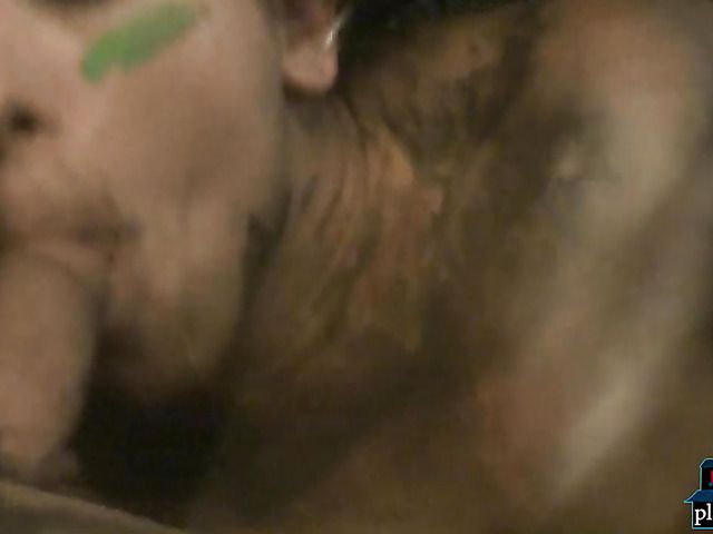 Dorm room paint party with college teens turns into orgy