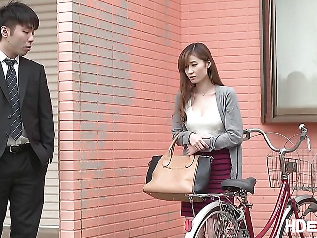 Yuna Hayashi with perfect asian boobs gets boned