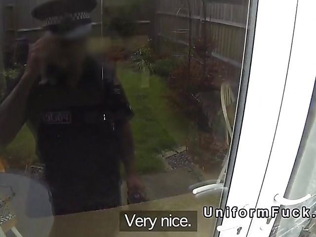Naughty blonde girl gets rammed by a fake cop