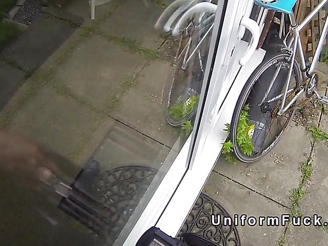 Naughty blonde girl gets rammed by a fake cop