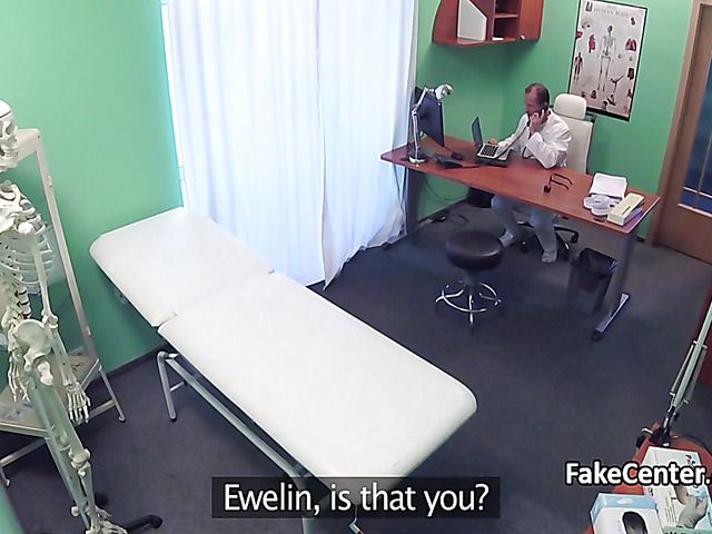 Fake doctor pumps his cock in brunettes cunt