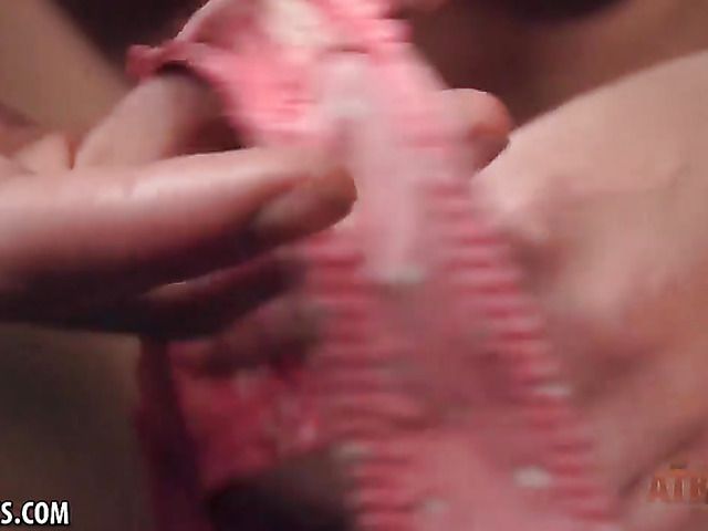 Hairy emo girl takes off her beautiful panties