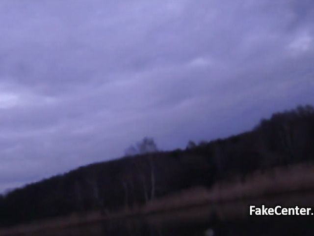 Public sex for cash with a Czech bombshell