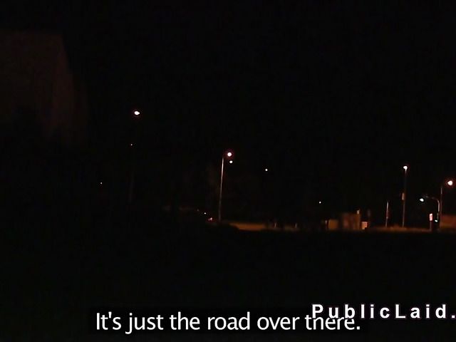 Fuck for money in the dark of the night