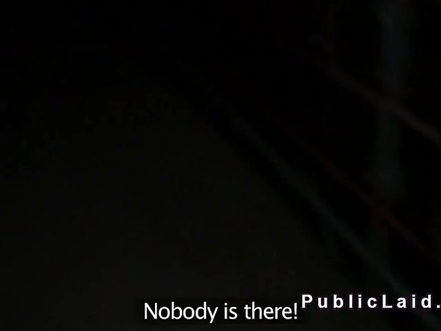 Fuck for money in the dark of the night