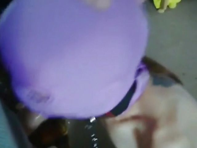 Amateur slave in mask Nancy sucks and fucks