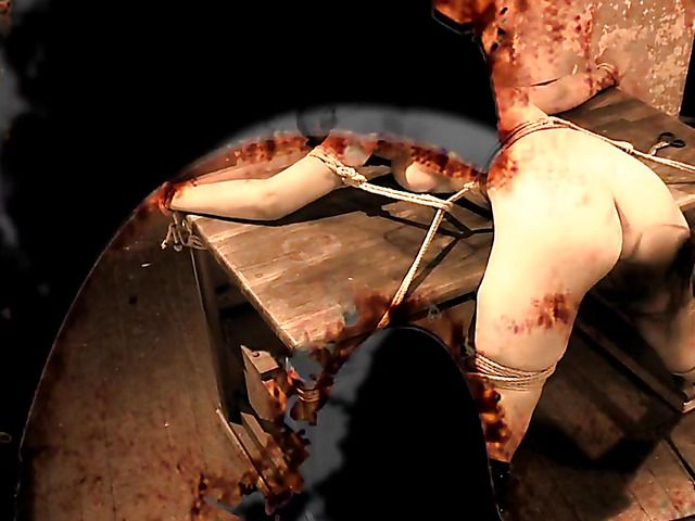 Rough ass spanking in bondage for juicy Audrey Rose