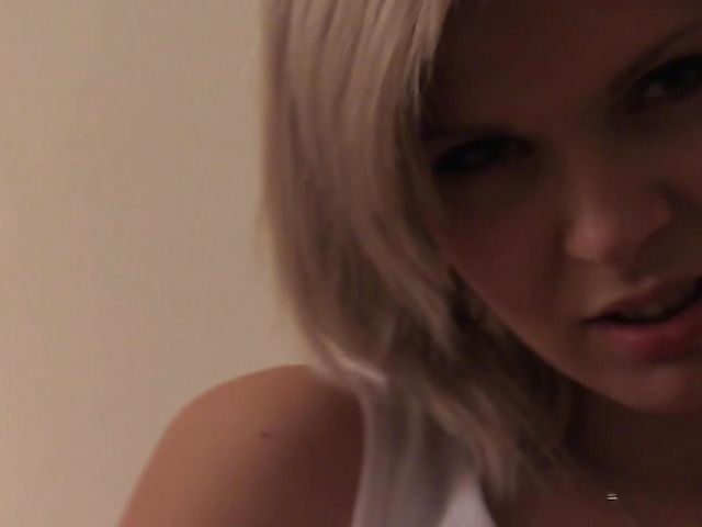 Huge tits solo blonde Barbara Nova masturbates to orgasm