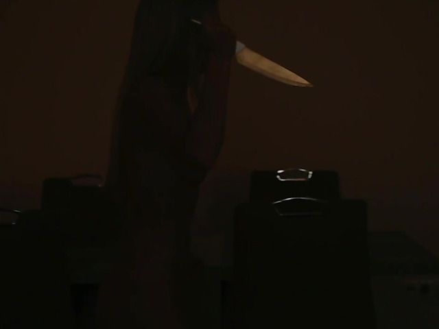 Sensual lesbian love on Halloween