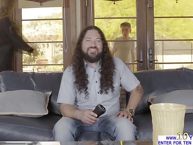 Busty MILF Eva Notty gets banged behind her husbands back