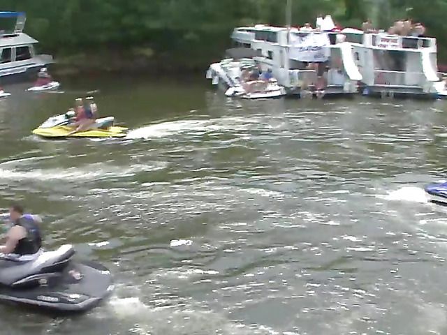 Bikini-clad girls with small tits public flashing and fingering