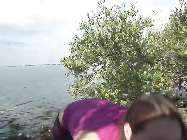 Naughty amateur flashing tits and fingering pussy