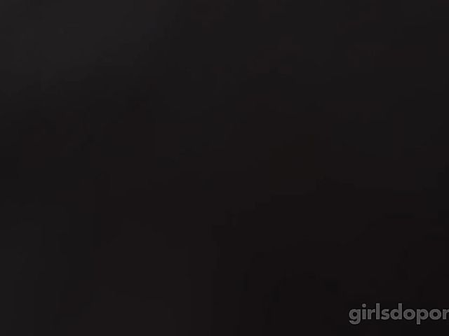 Exotic girls first porn on the king size bed