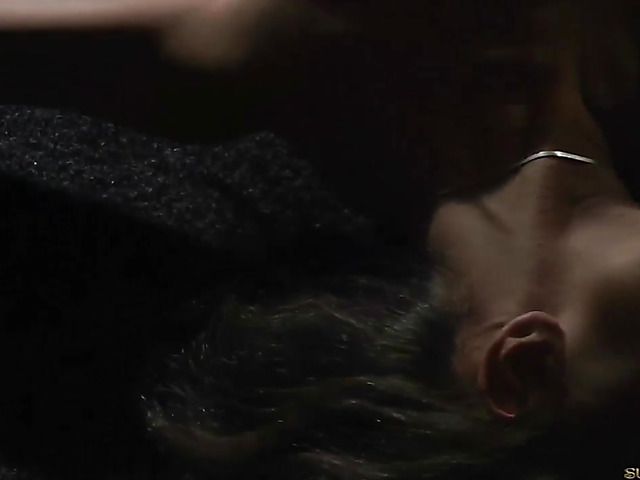 Teen slave gets spanked and rammed in the dark