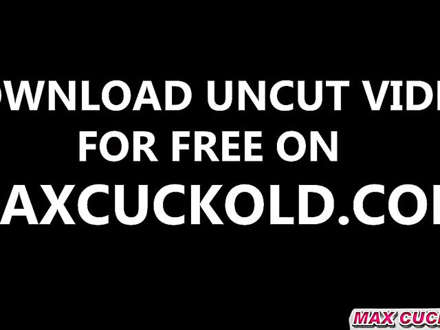 Interracial femdom cuckold in the dungeon