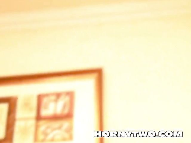 Amateur MILF with big breasts loves that dick