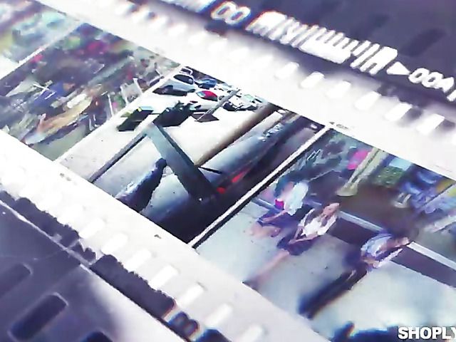 Young shoplifter Bobbi Dylan caught and fucked