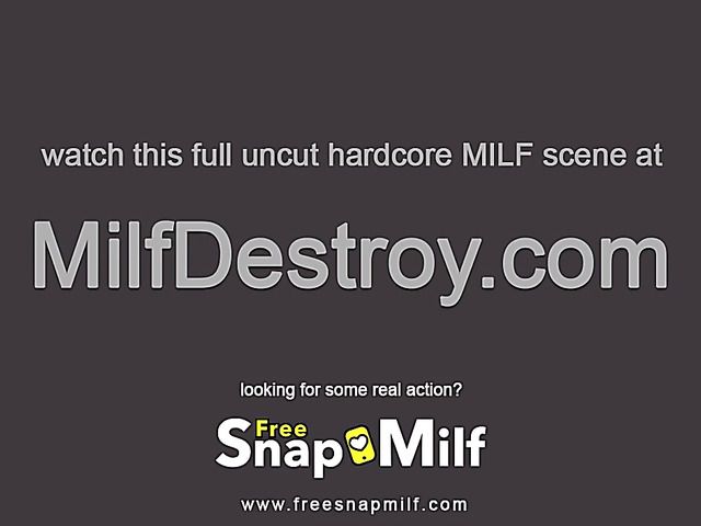 MILF feet cum covered after pussy slamming