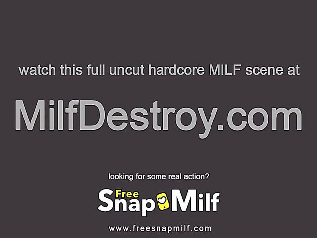 MILF feet cum covered after pussy slamming