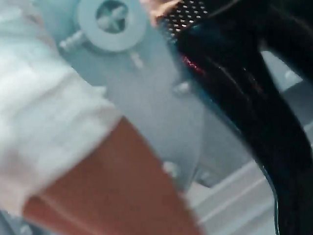 Fully clothed European girls get wet