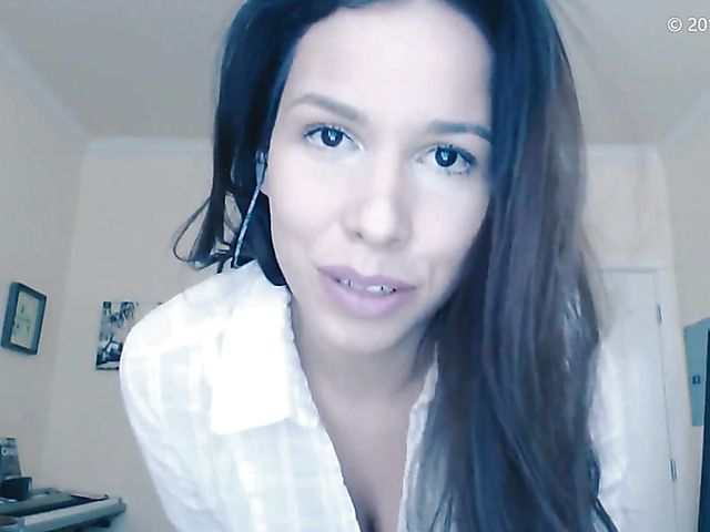 Busty webcam babe Bella Brookz wearing a nurse uniform