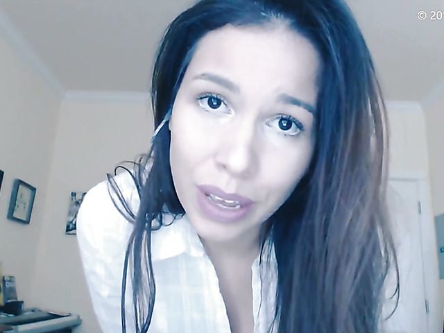 Busty webcam babe Bella Brookz wearing a nurse uniform