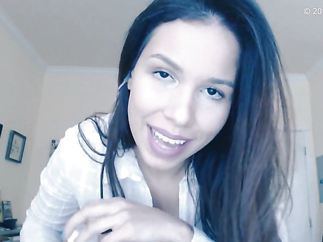 Busty webcam babe Bella Brookz wearing a nurse uniform