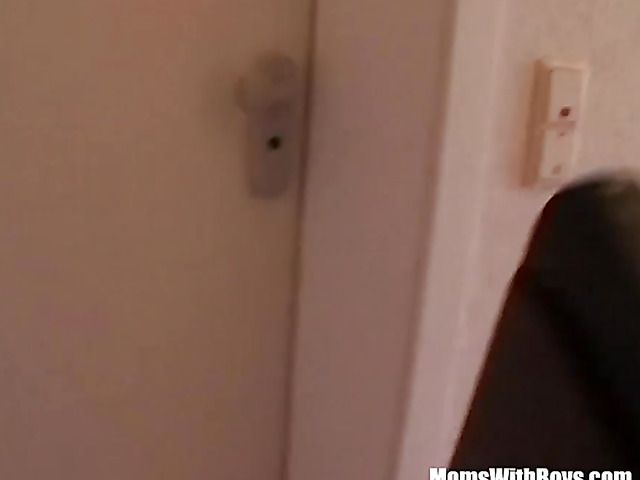 Big tits mature brunette takes a dick