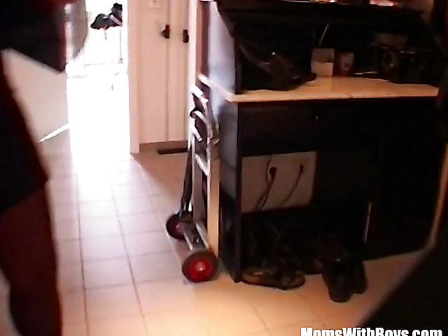 Big tits mature brunette takes a dick