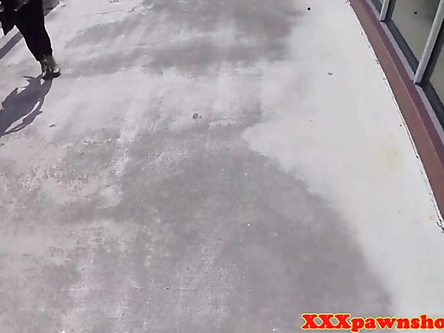 Pawn shop fuck with two big titty amateurs