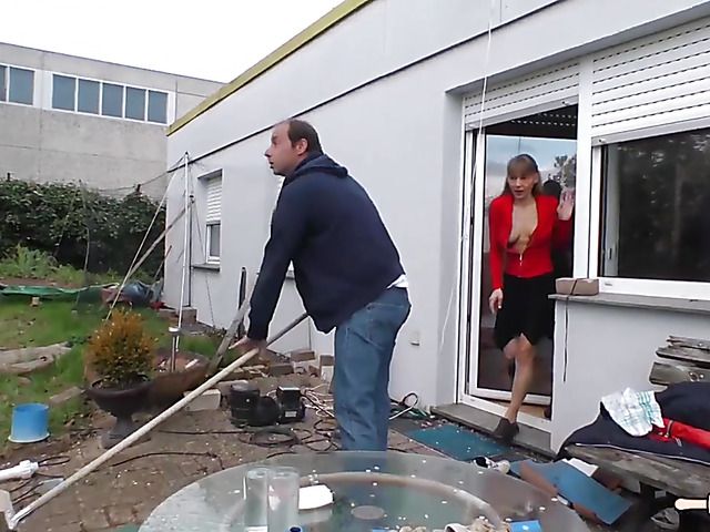 German housewife gets fucked in her tight hole