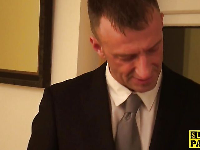 Foot fetish fuck with a UK girl in stockings